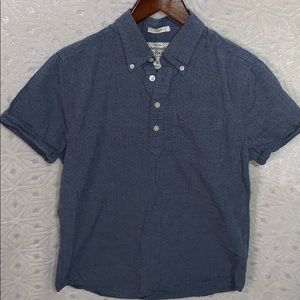 Men’s Abercrombie short sleeve 3 button shirt